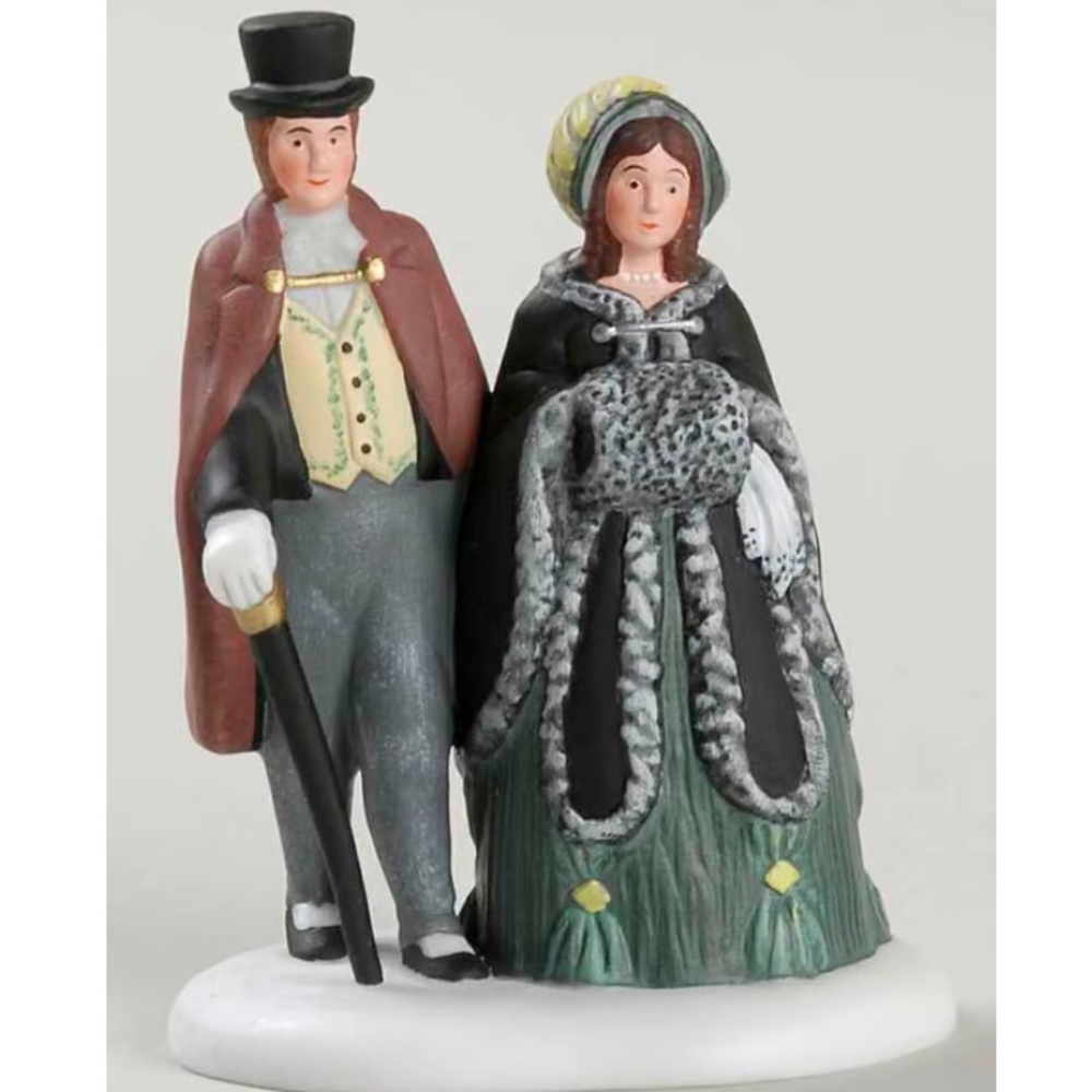 Department 56 Dickens Village A Gentleman and Lady #58559 - Boxed